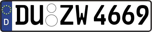 DU-ZW4669