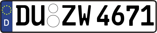 DU-ZW4671