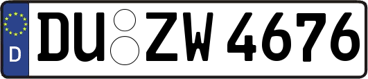 DU-ZW4676