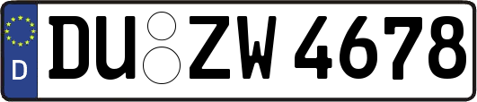 DU-ZW4678