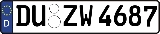 DU-ZW4687
