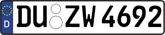 DU-ZW4692