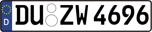 DU-ZW4696