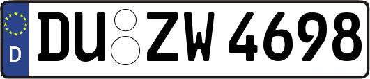 DU-ZW4698