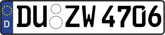 DU-ZW4706