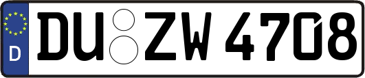 DU-ZW4708