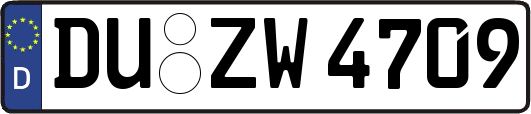 DU-ZW4709