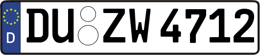DU-ZW4712