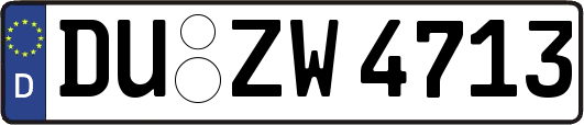 DU-ZW4713