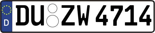 DU-ZW4714