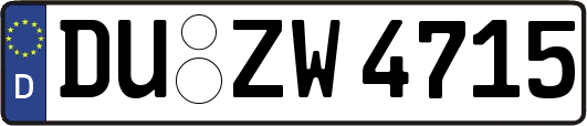 DU-ZW4715