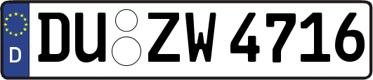 DU-ZW4716