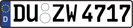 DU-ZW4717