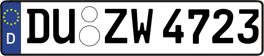 DU-ZW4723