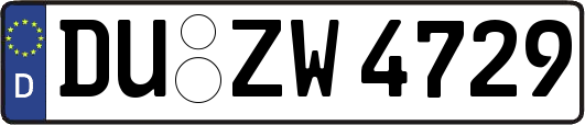 DU-ZW4729