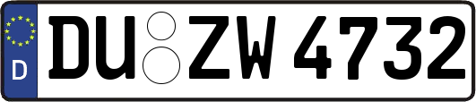 DU-ZW4732