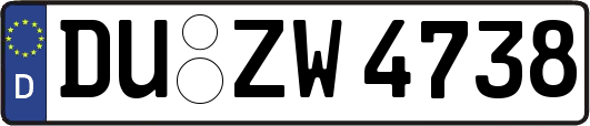 DU-ZW4738