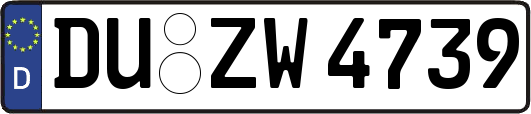 DU-ZW4739
