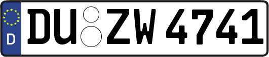 DU-ZW4741
