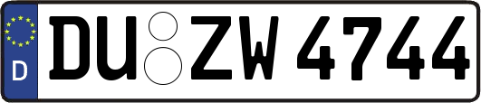 DU-ZW4744