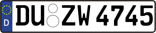 DU-ZW4745
