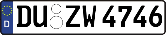 DU-ZW4746
