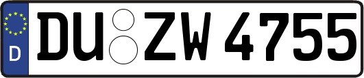 DU-ZW4755
