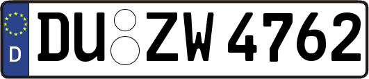 DU-ZW4762