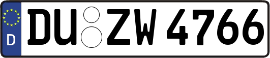 DU-ZW4766