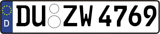 DU-ZW4769