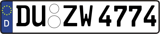 DU-ZW4774