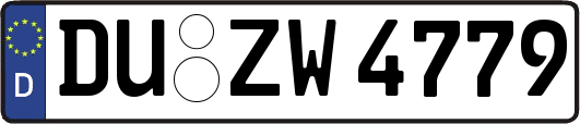 DU-ZW4779