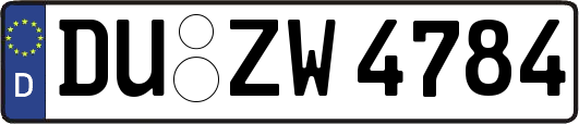 DU-ZW4784