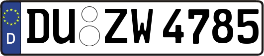 DU-ZW4785
