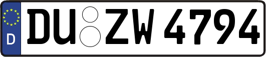 DU-ZW4794