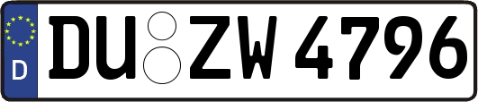 DU-ZW4796