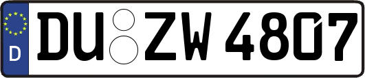 DU-ZW4807