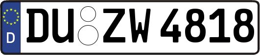 DU-ZW4818