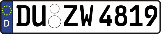 DU-ZW4819