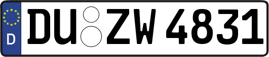 DU-ZW4831