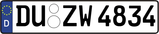DU-ZW4834