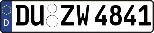 DU-ZW4841