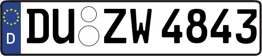 DU-ZW4843