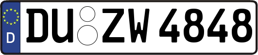DU-ZW4848