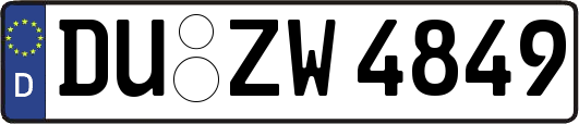 DU-ZW4849
