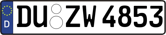 DU-ZW4853
