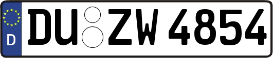 DU-ZW4854