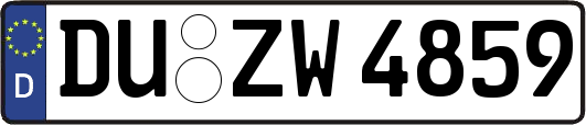DU-ZW4859