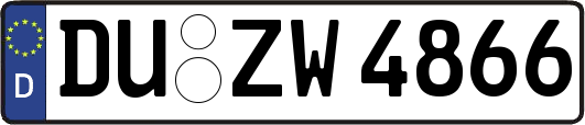 DU-ZW4866