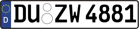 DU-ZW4881